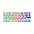 Pc Power K87 RGB Wired Gaming Keyboard with Bangla (White)
